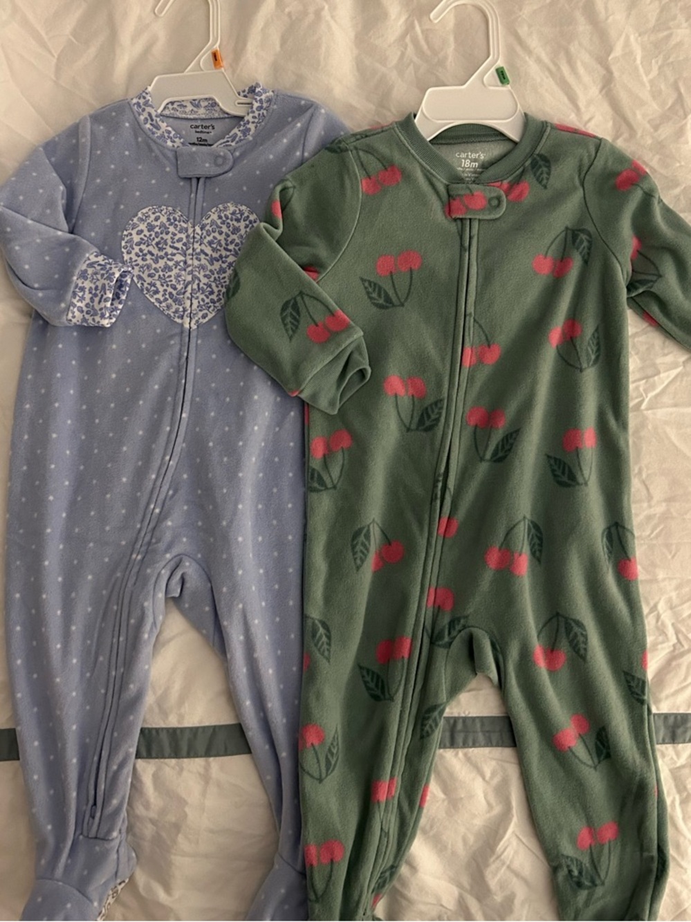 Two Carter's NWT Footie Pajamas